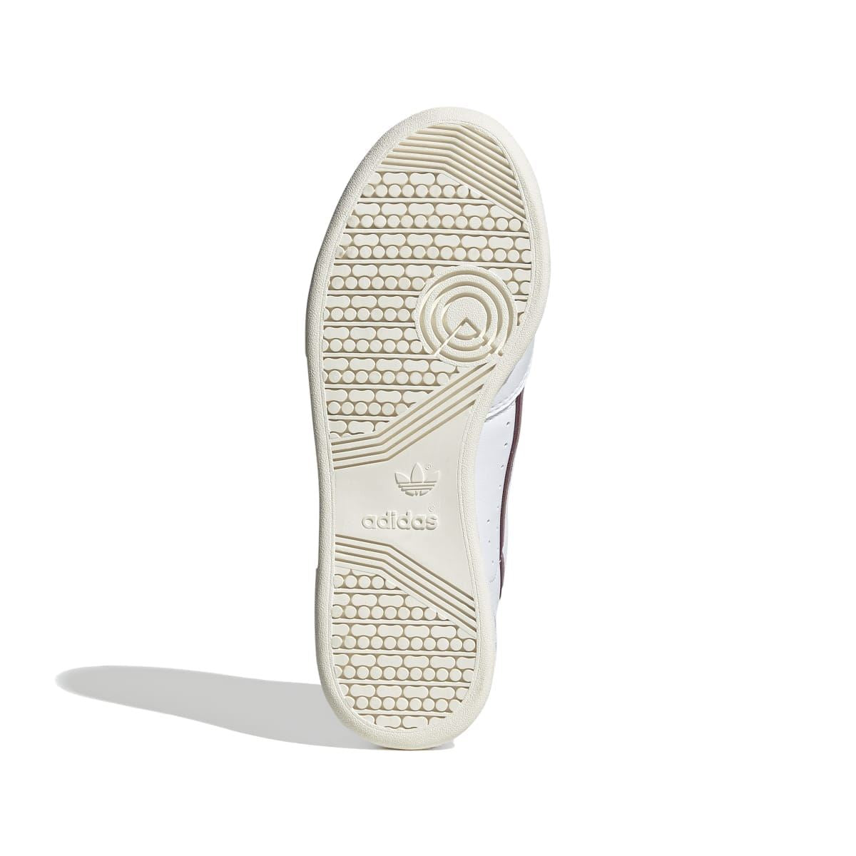 Women's white vegan trainers outsole with textured tread and Adidas mark