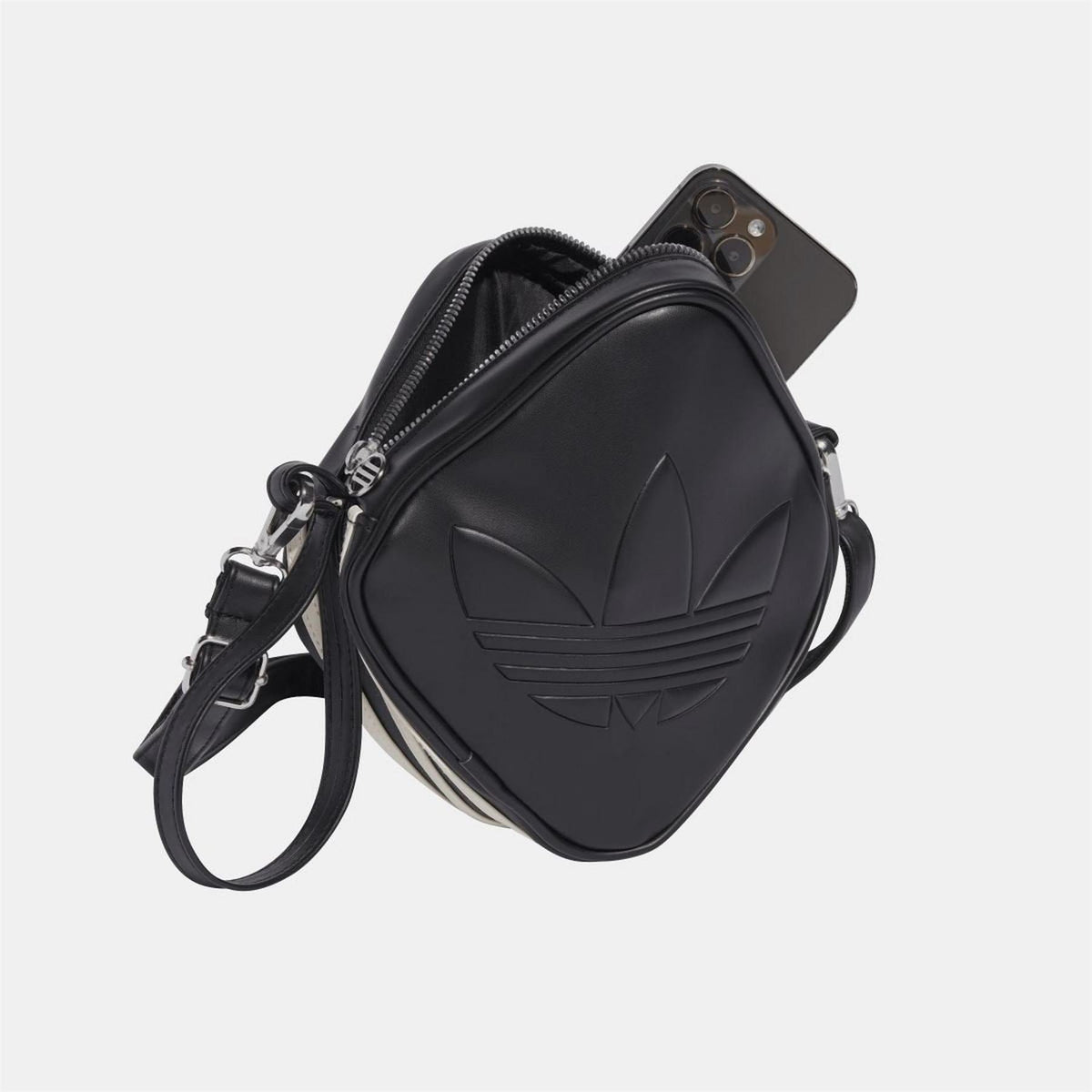 Men's adidas Originals Shaped Bag with adjustable strap and logo, featuring a sleek design for casual or sports use.