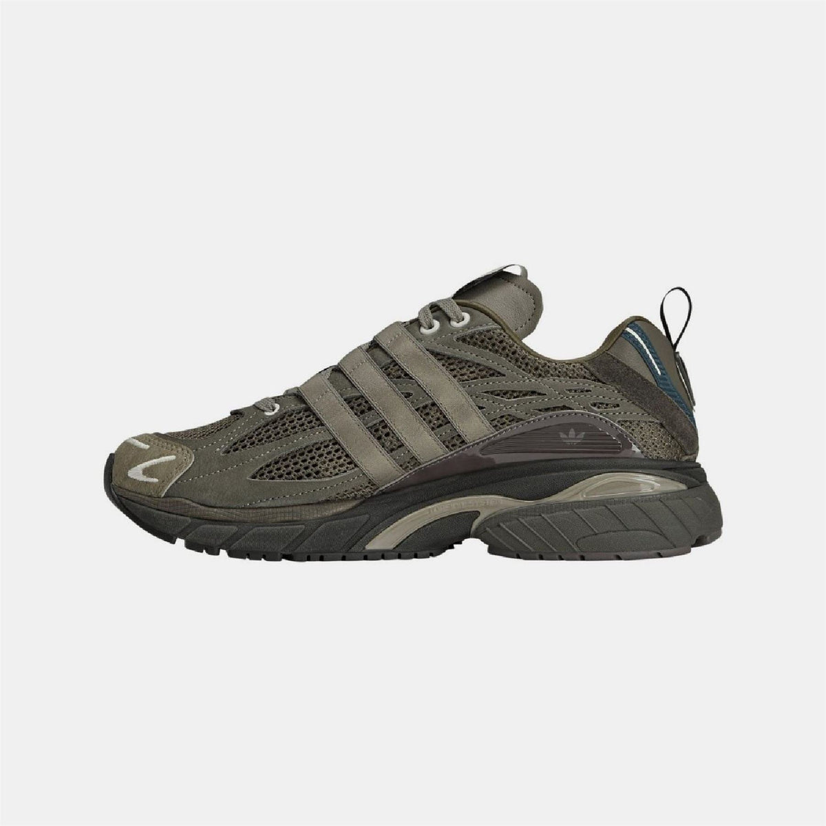 adidas Originals Cushion STFM trainers in grey and white with cushioned soles and stylish design, perfect for casual wear