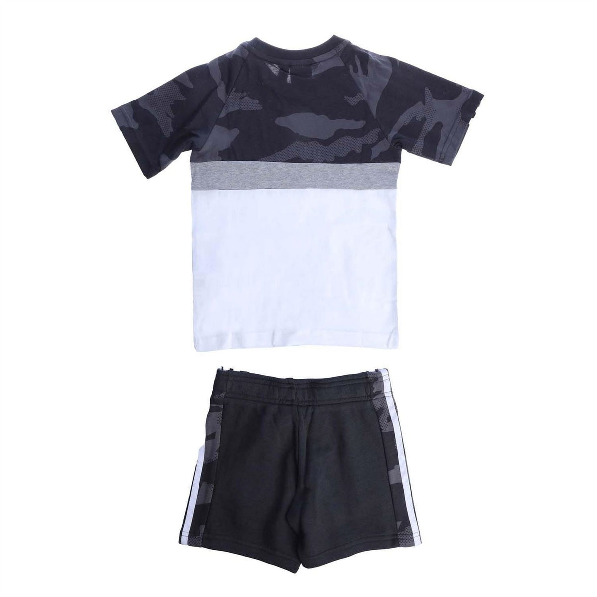adidas Originals Itasca shorts and T-shirt set featuring a polo shirt and vest for casual athletic style