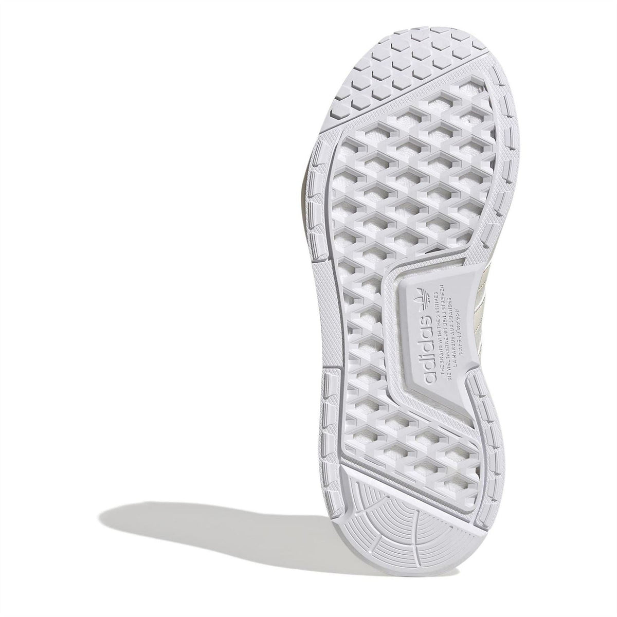 adidas Originals low-top trainers outsole with raised traction tread in light white