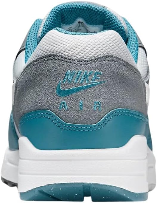 Nike Air Max 1 SC heel with Nike Air logo and teal back panel