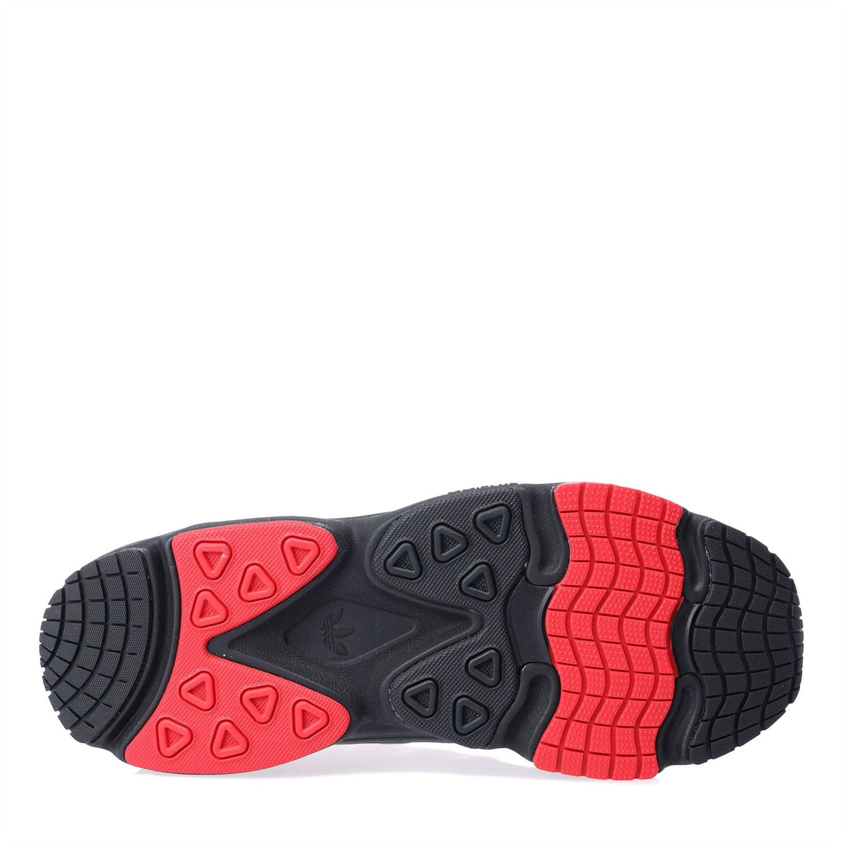 adidas Juniors Ozmillen outsole, black tread with red rubber pods