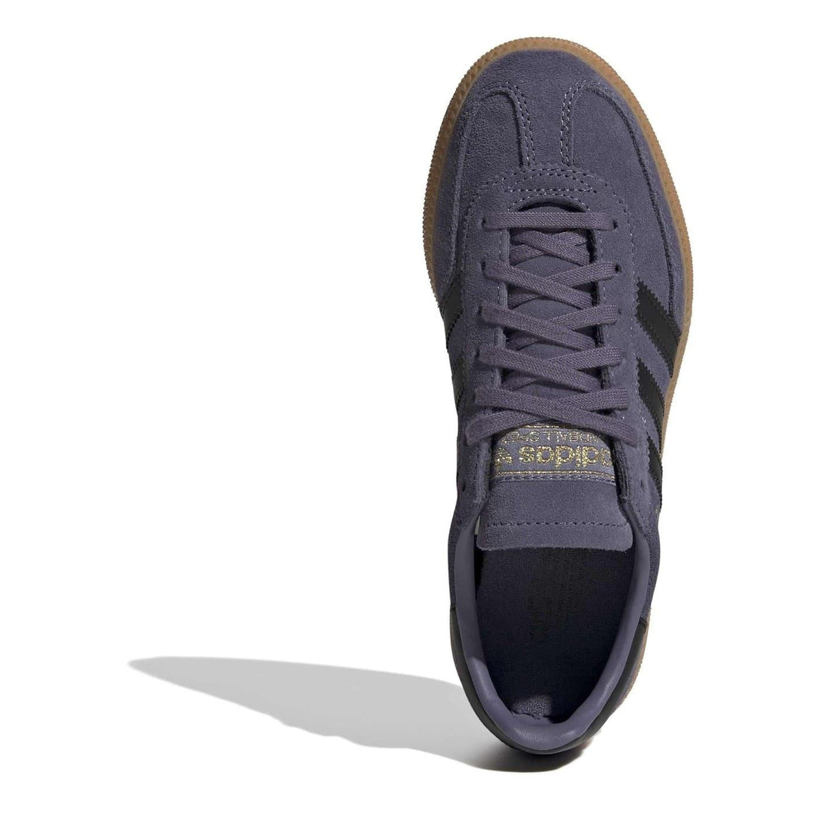 Juniors suede Handball Spezial shoes, dark indigo with tonal laces and thick rubber sole