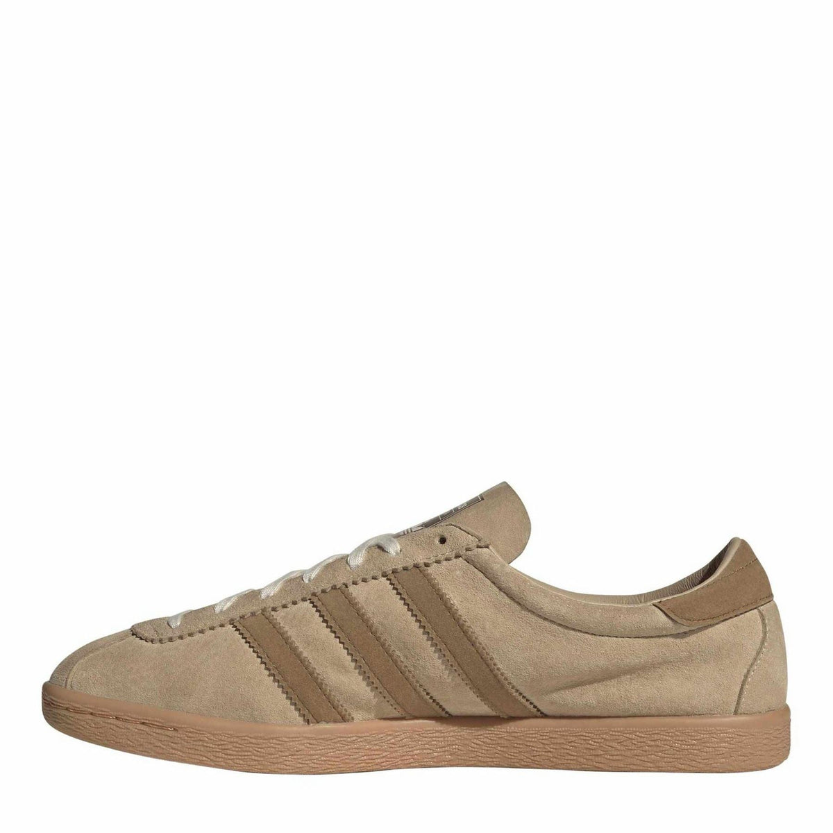 adidas Originals low-top sneakers, suede upper with tonal stripes and white lace-up