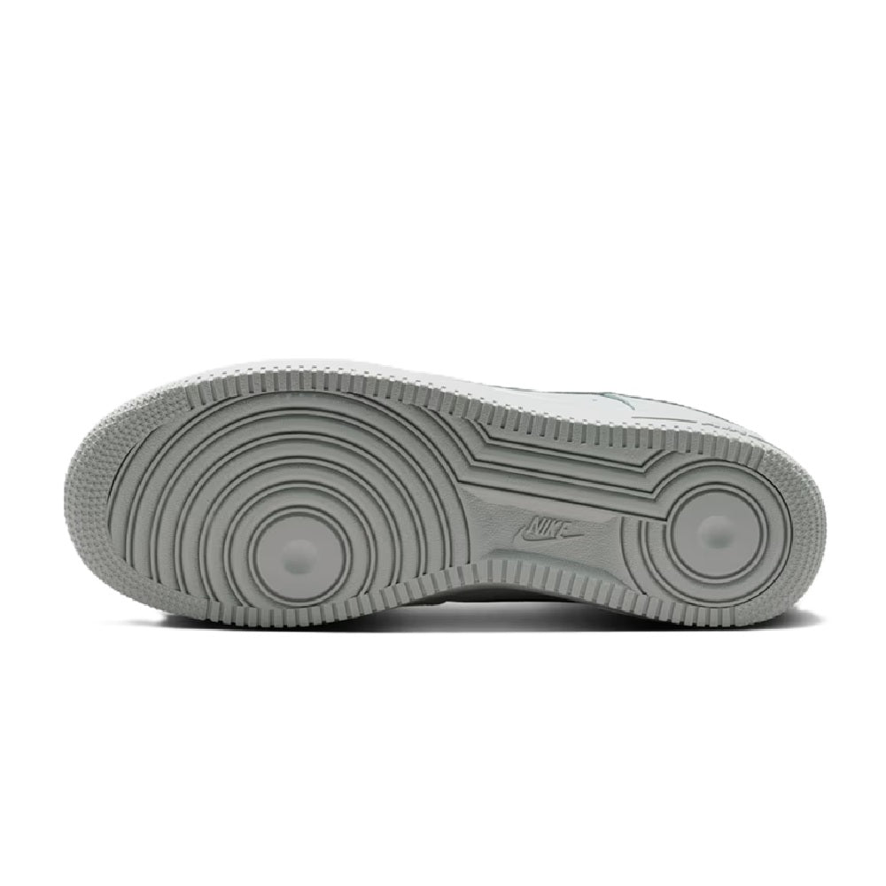 Nike Air sneaker outsole, gray rubber tread with circular traction pattern