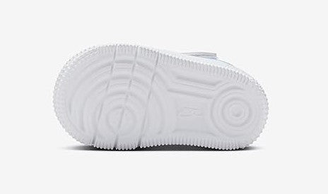 Toddler Nike Air Force 1 Low sneakers outsole, white rubber tread