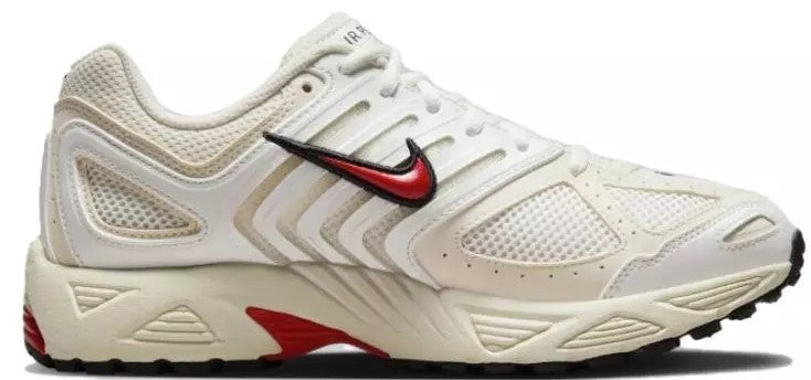 Women's Nike Air Peg 2K5 sneakers, white with red heel details and Swoosh