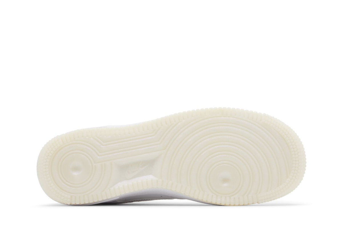Nike Air Force 1 kids white outsole with textured rubber tread