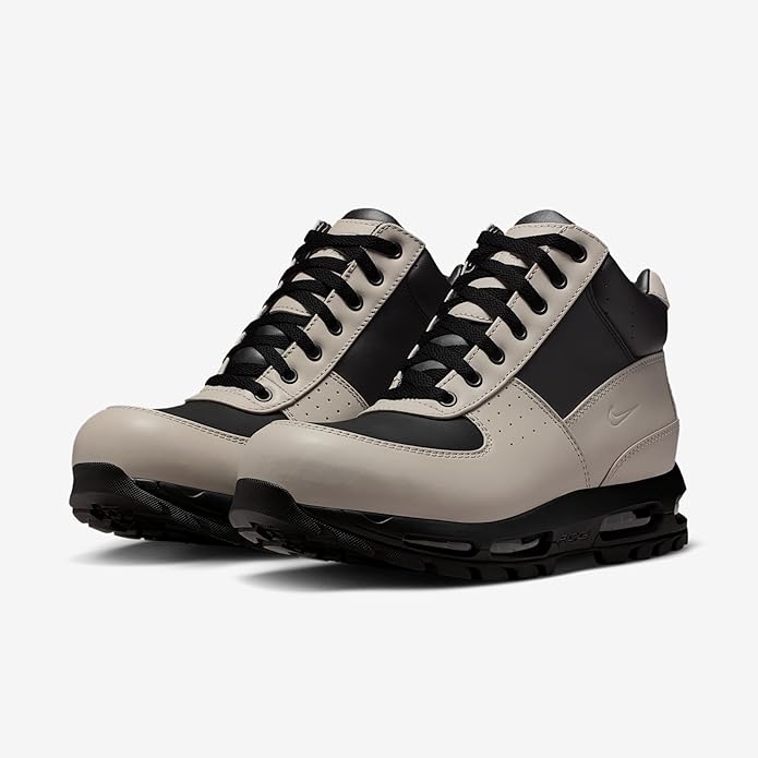 Nike Air Max Goadome high-top sneakers with black laces and grey/black uppers