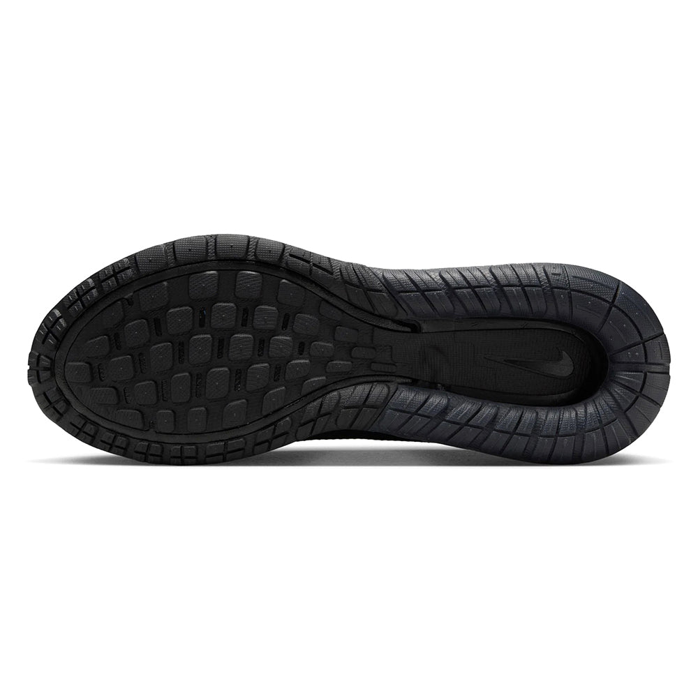 Men's Nike Air Max Phoenix outsole, black rubber tread with rocker-style profile