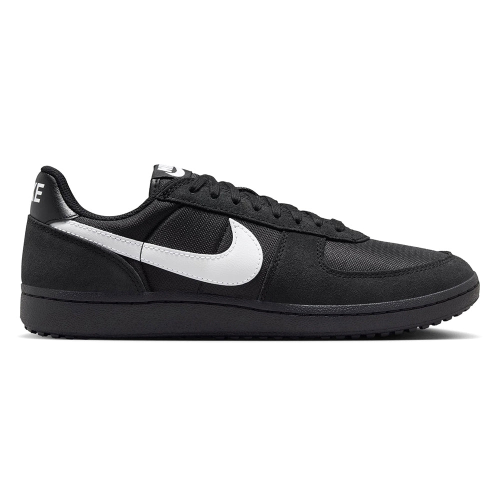 Nike Field General low-top sneakers, black upper with white midfoot swoosh