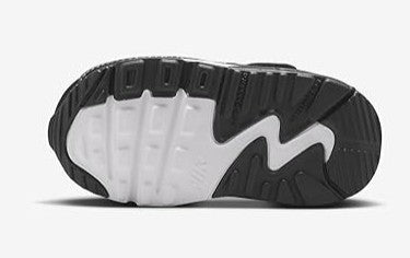 Toddler Nike Air Max 90 Easyon outsole, dark tread with light rubber panels