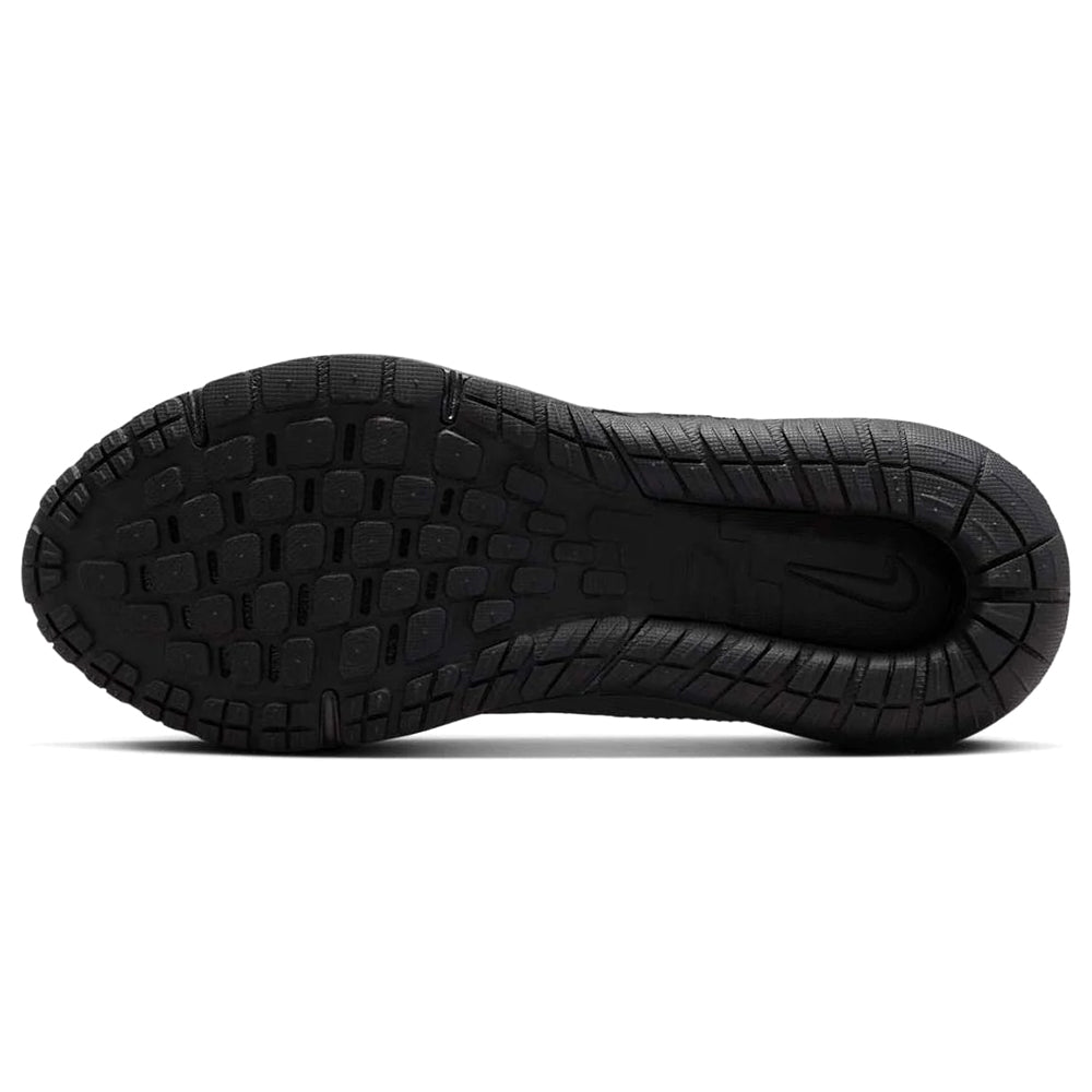 Kids' Nike Air Max Phoenix black rubber outsole with traction tread pattern