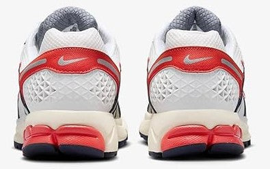 Pair of men's Nike heel backs with red collar accents and white soles