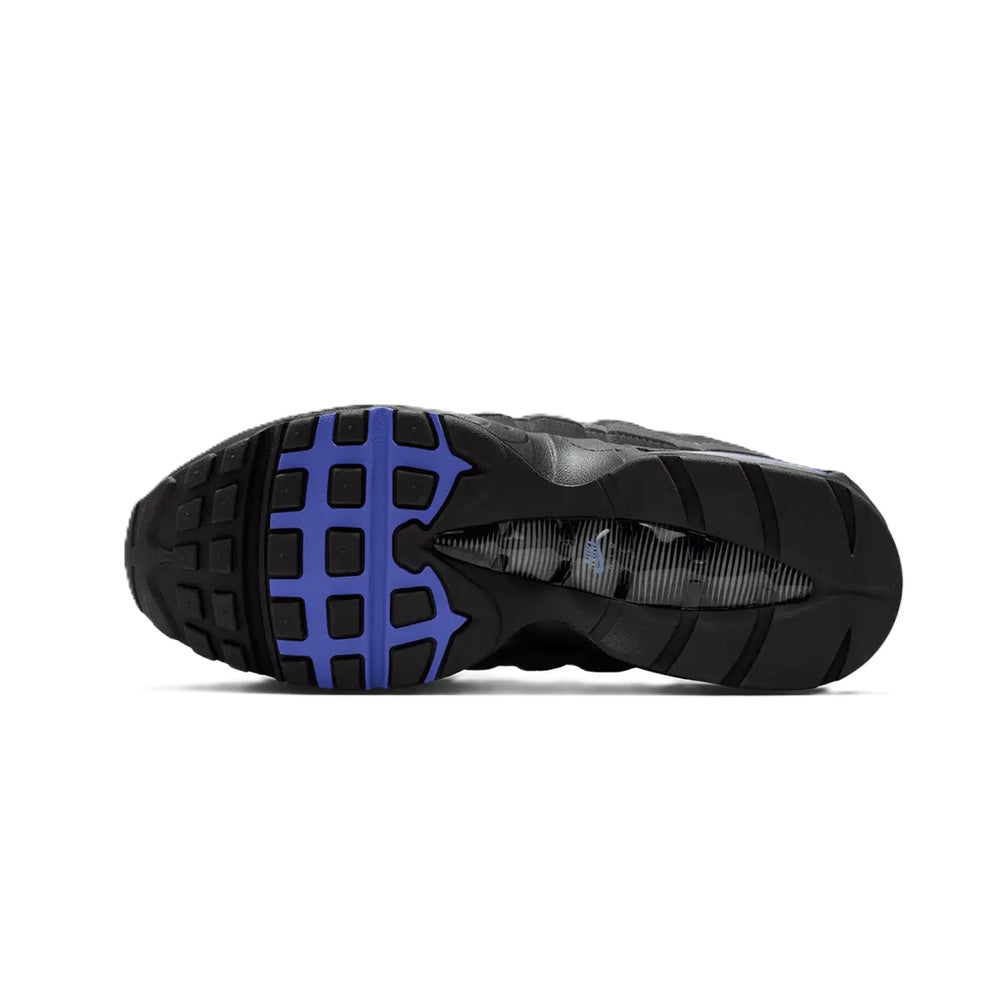 Nike Air Max 95 Big Bubble men's sneakers, outsole tread with blue rubber traction panel