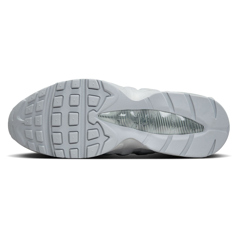 Air Max 95 OG outsole, light grey rubber tread with central Air-window