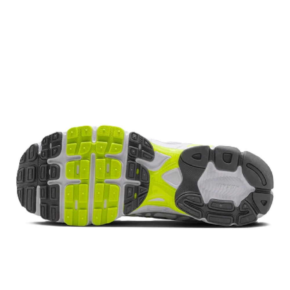 Women's Nike Air Max 2K outsole, neon green and dark gray traction