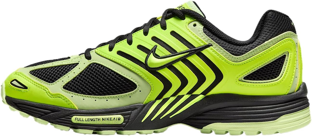 Nike Air Pegasus 2005 running sneakers in volt and black with lace-up