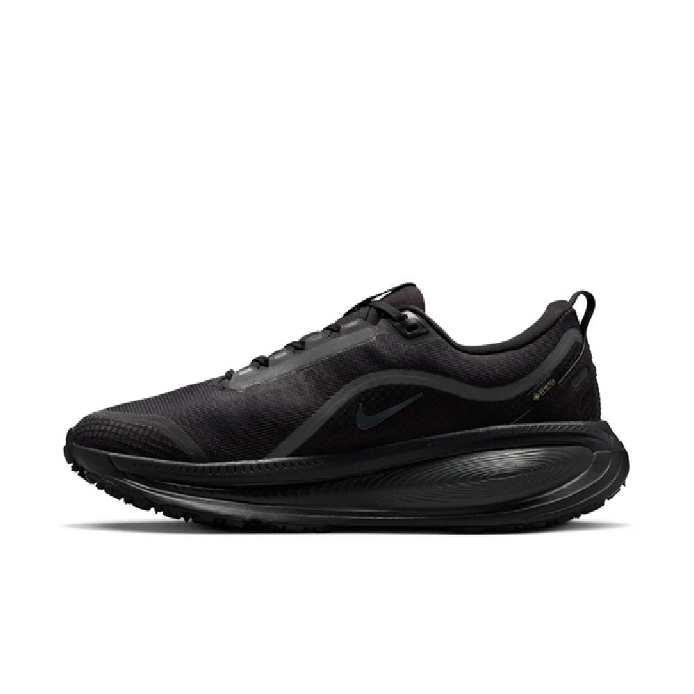 Men's Nike Vomero 18 GTX black running sneaker, alternate side view