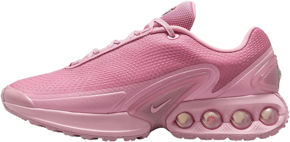 Nike Air Max DN lace-up sneakers in pink with visible Air bubble pods