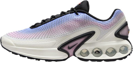 Women's Nike Air Max DN PRM sneakers, knit upper in light pink with black laces