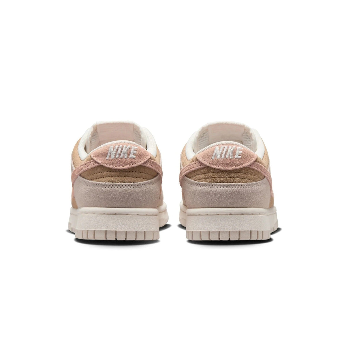 Nike Dunk Low low-top sneakers with rear view and Nike logo on heel