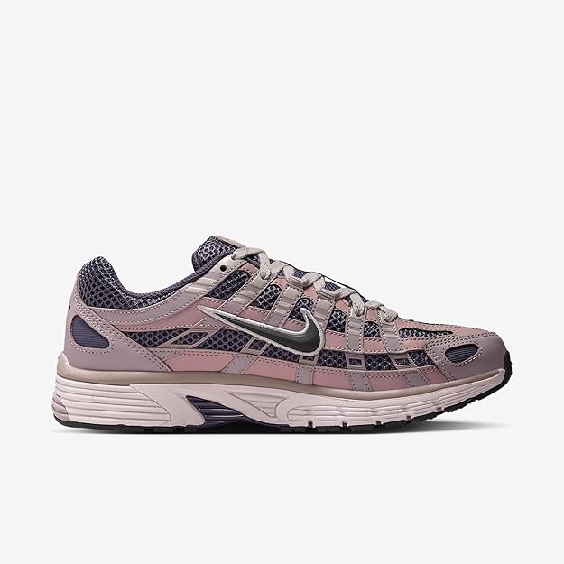 Women's Nike P-6000 SE sneakers, violet ore/black, front three-quarter view