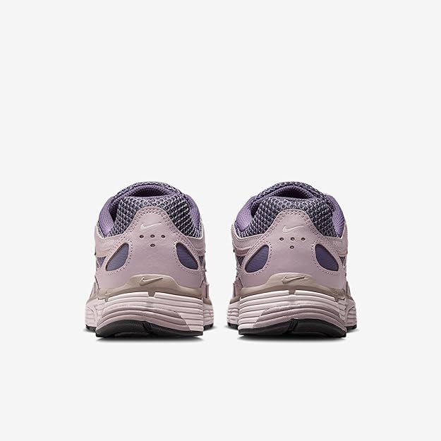 Women's Nike P-6000 SE sneakers, violet ore and black, back view with heel tab