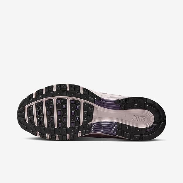 Women's Nike P-6000 SE sneakers, black outsole with tread, bottom view