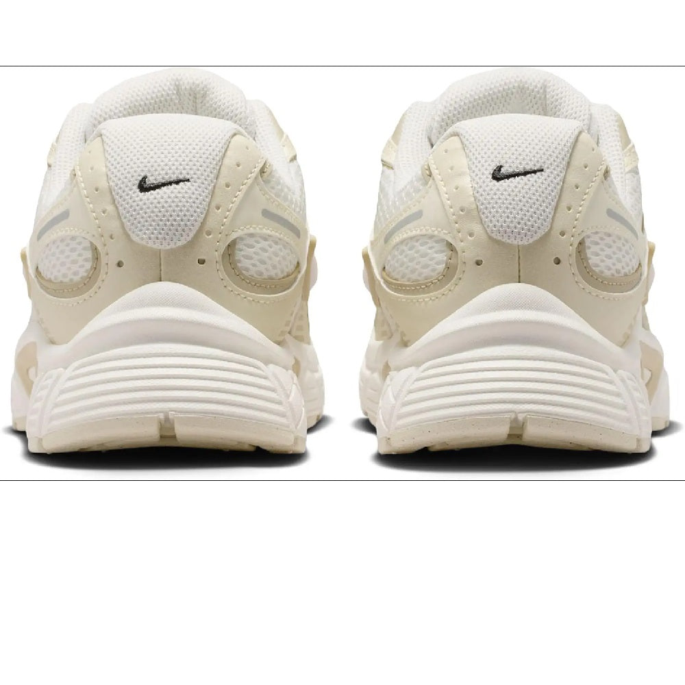 Women's Nike V5 RNR SE sneakers, heel view with cushioned collar and black swoosh