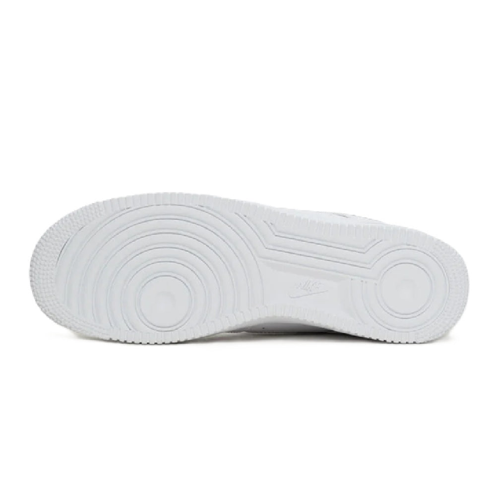 Nike Air Force 1 low-top sneakers outsole, white rubber tread with circular traction