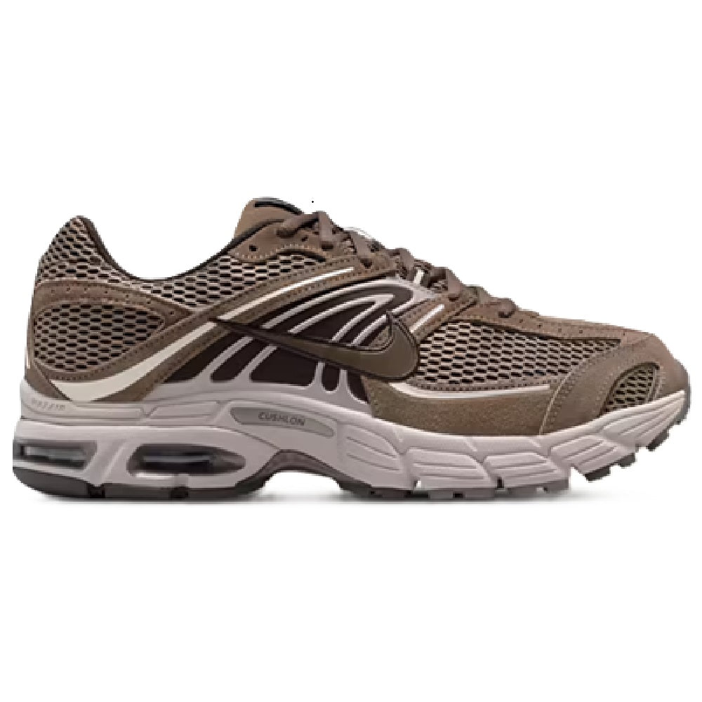 Nike Air Max Moto 2K men's sneakers, brown mesh upper with large Swoosh