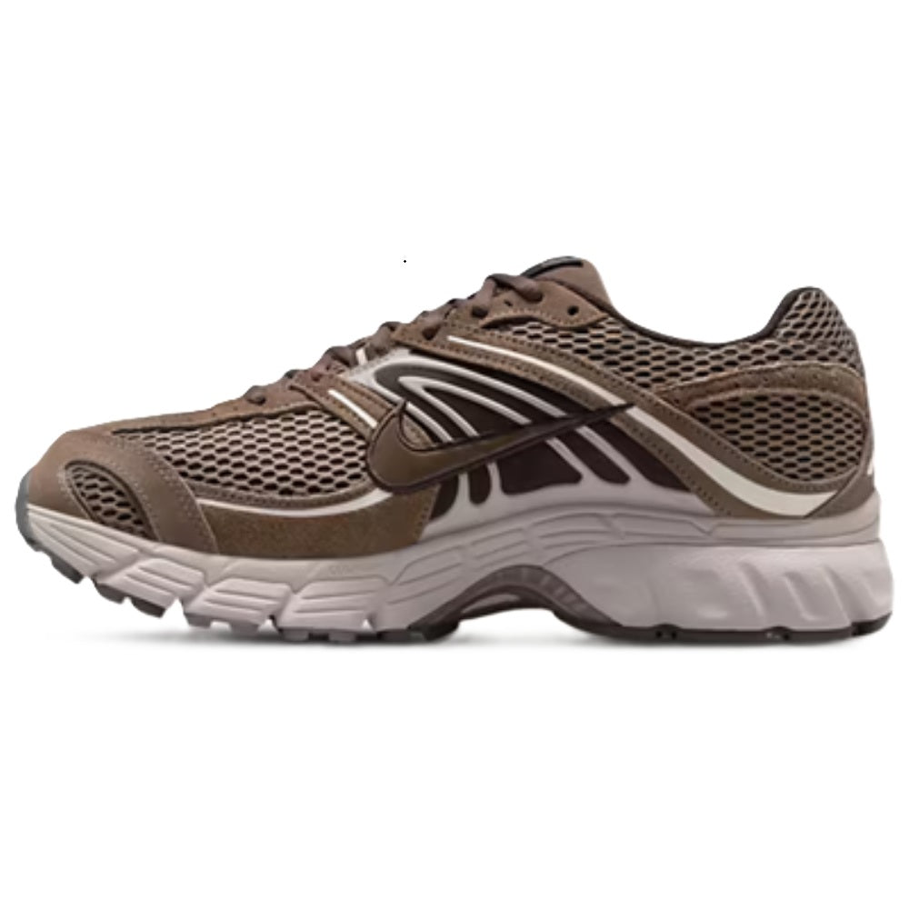 Nike Air Max Moto 2K men's sneakers, brown with Max Air sole and lace-up front