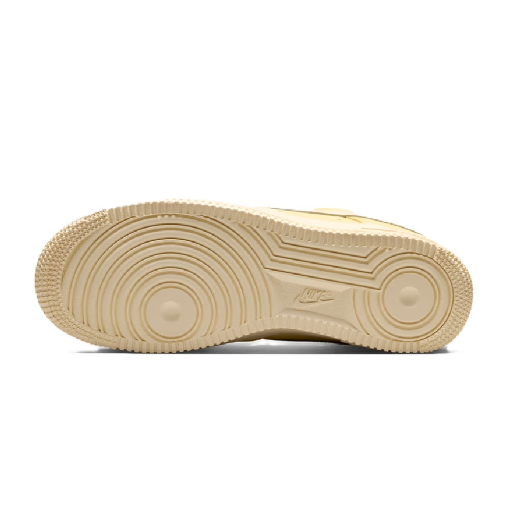 Women's Nike Air Force 1 PRM outsole, textured rubber tread in light tan
