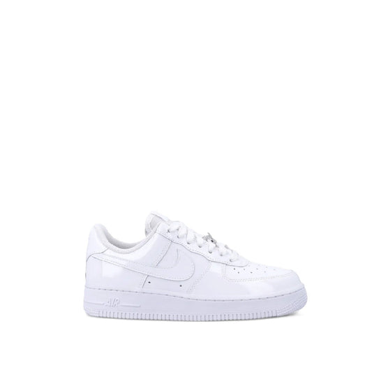 Nike Air Force 1 low-top sneakers, white leather upper with lace-up closure