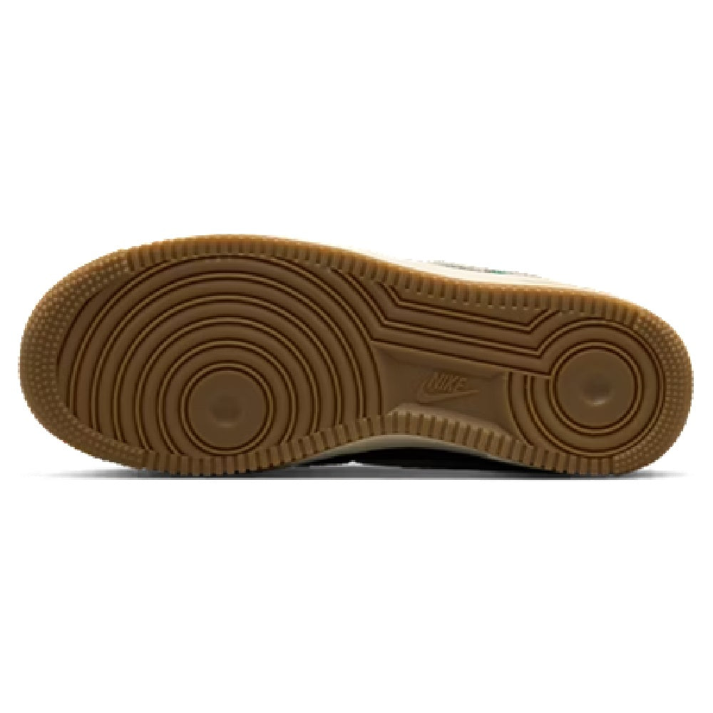 Nike Air Force 1 low-top sneakers outsole with gum rubber traction pattern and circular pods