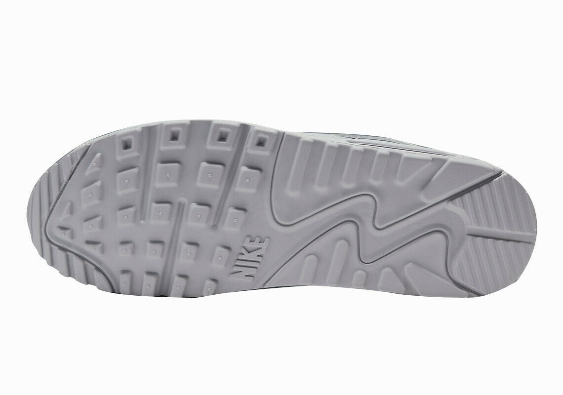 Air Max 90 rubber outsole with tread pattern and Nike swoosh logo